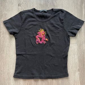 Brandy Melville Oriental Dragon Tee